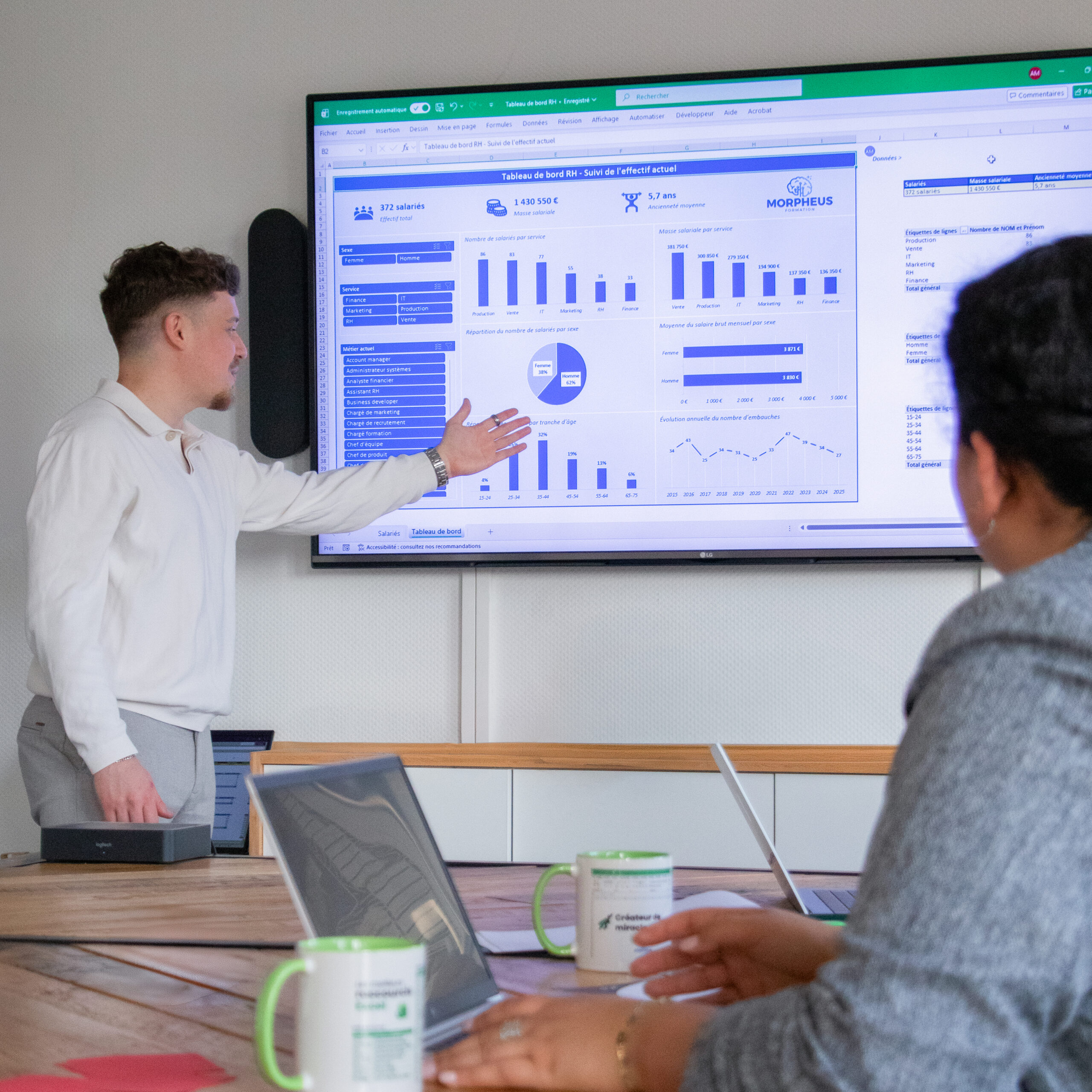 Photographie d'une Formation Excel au Luxembourg par Morpheus Formation